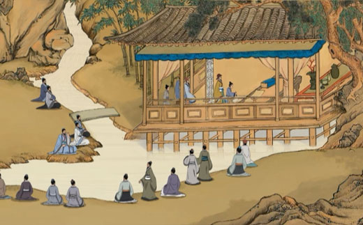 《兰亭流觞》古风手绘动画